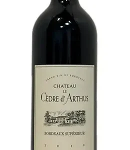 Domaine Chateau Le Cedre D´Arthus Bordeaux Superieur A.O.C. (2019, Prantsusmaa)