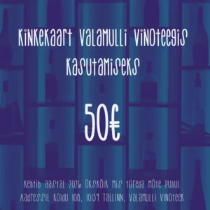 Kinkekaart 50 eur