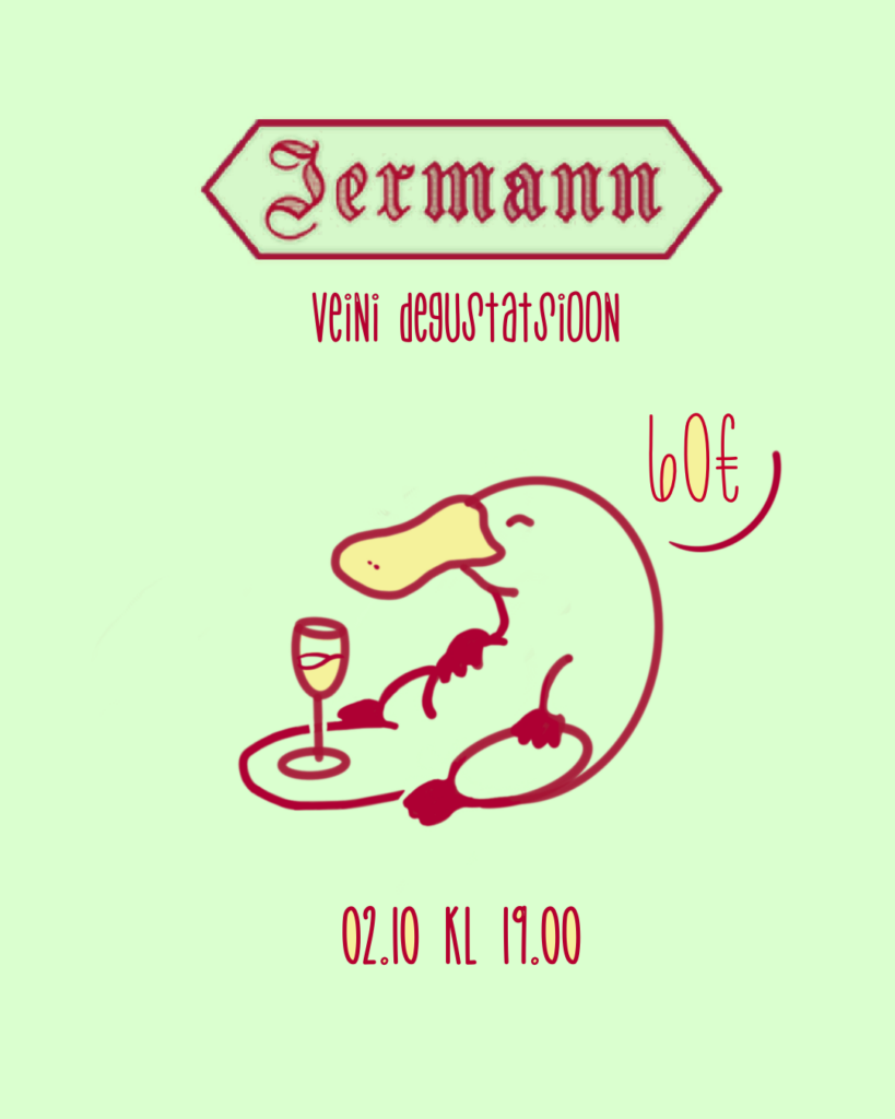 Jermann veinide degustatsioon / Jermann wines tasting (19:00-22:00)